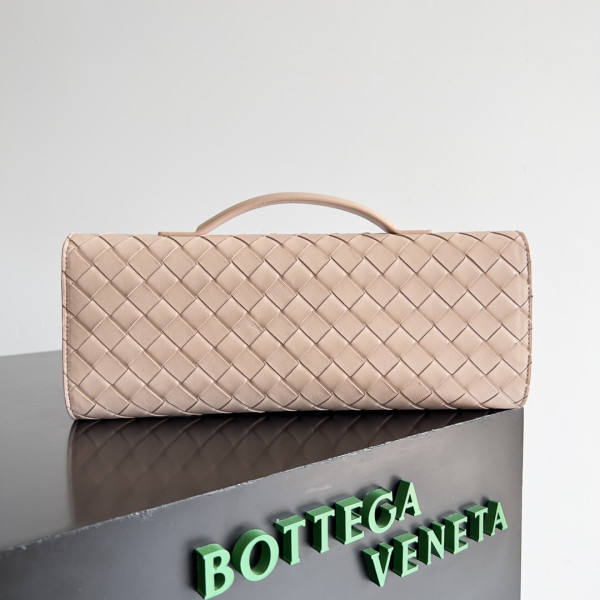 [FREE SHIPPING] BOTTEGA VENETA Long Clutch Andiamo With Handle-31*13*3CM