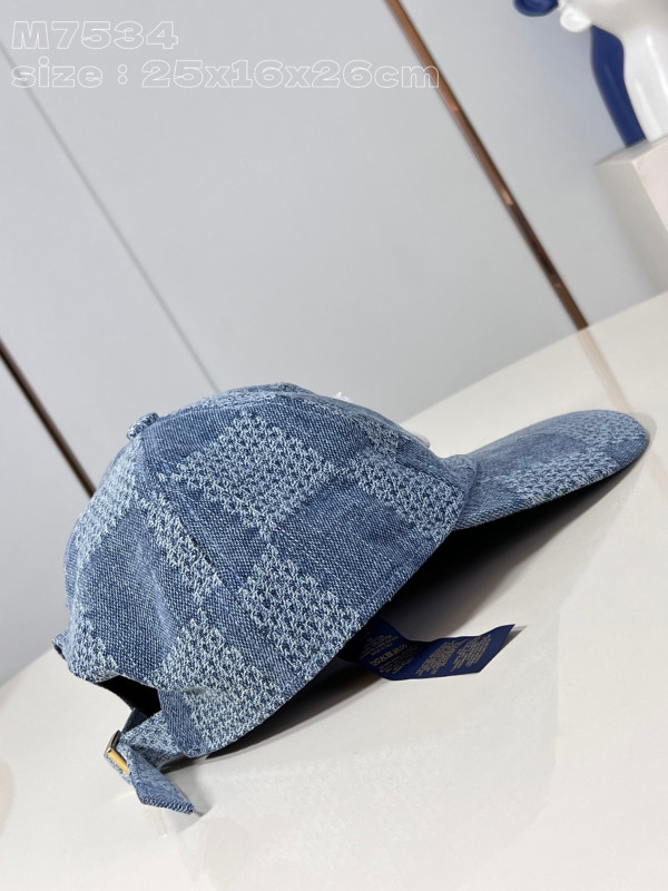 HOT SALE LOUIS VUITTON Damier Denim 3D CAP