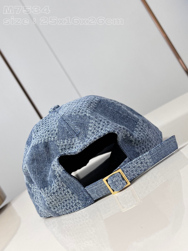 HOT SALE LOUIS VUITTON Damier Denim 3D CAP