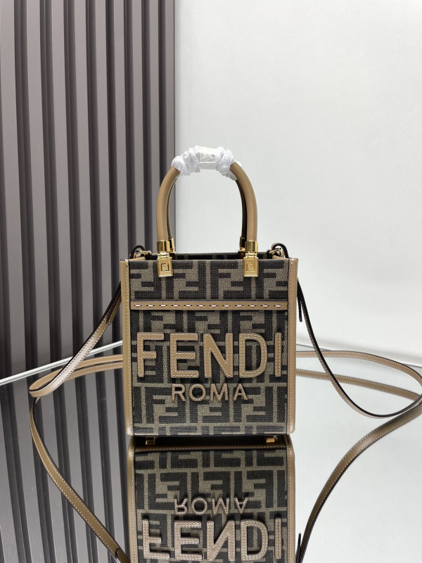 HOT SALE FENDI MINI SUNSHINE SHOPPER-16.5x6x17.5cm