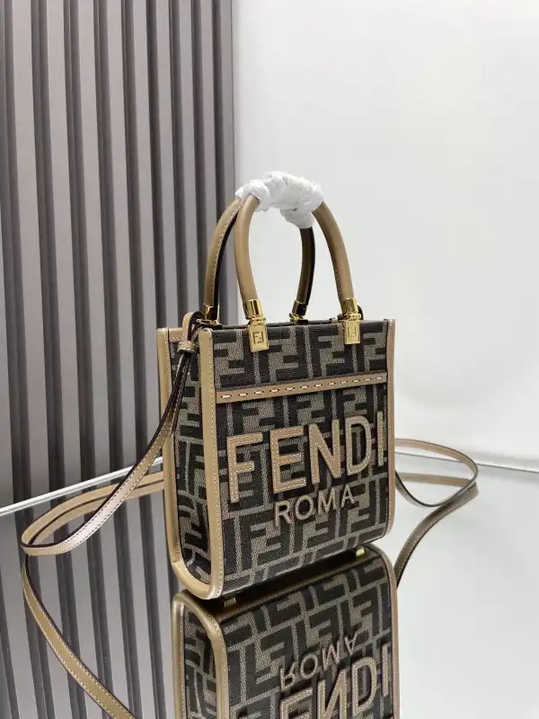 Yupoo bagsoffer FENDI MINI SUNSHINE SHOPPER-16.5x6x17.5cm