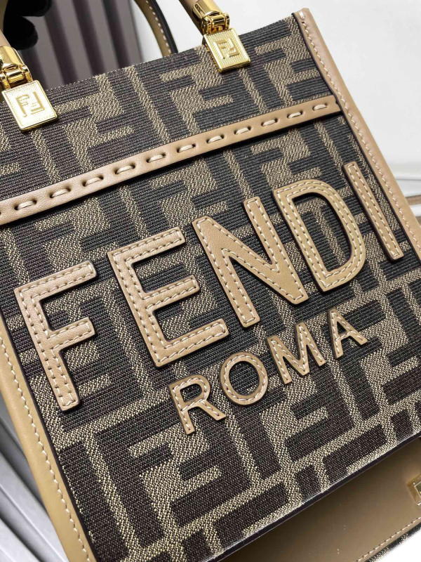 HOT SALE FENDI MINI SUNSHINE SHOPPER-16.5x6x17.5cm