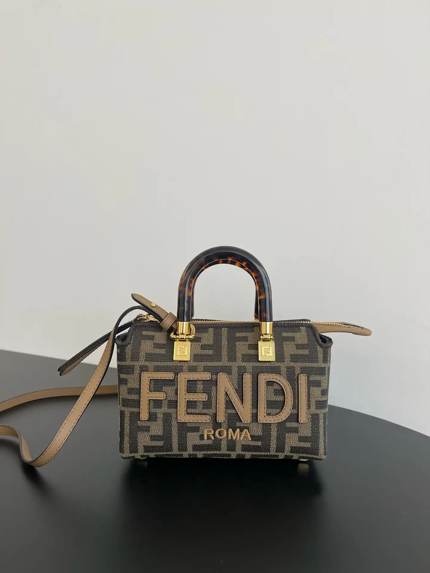 First bag ru Fendi small Boston Bags-17.5*18*8CM