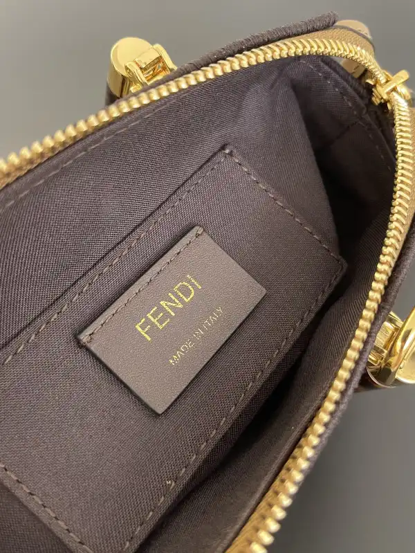 First bag ru Fendi small Boston Bags-17.5*18*8CM