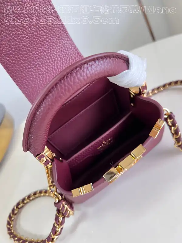 Affordable LOUIS VUITTON CAPUCINES nano-16*11*6.5CM