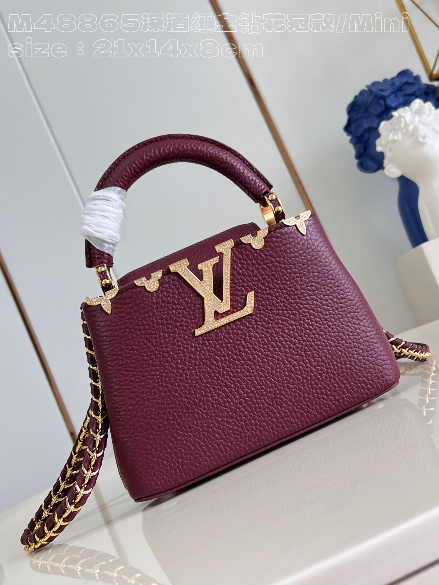 HOT SALE LOUIS VUITTON CAPUCINES MINI-21*14*8CM