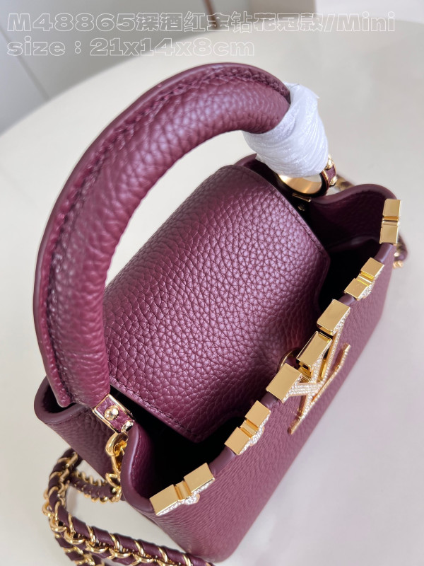 HOT SALE LOUIS VUITTON CAPUCINES MINI-21*14*8CM