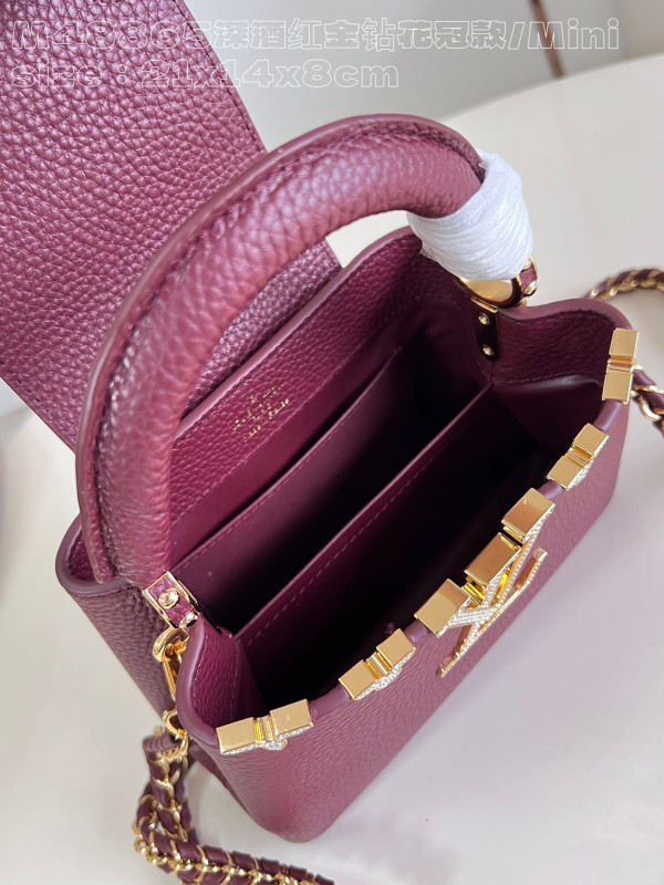 HOT SALE LOUIS VUITTON CAPUCINES MINI-21*14*8CM