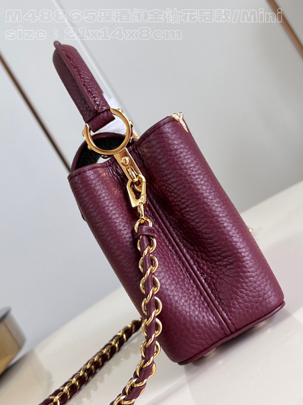 HOT SALE LOUIS VUITTON CAPUCINES MINI-21*14*8CM