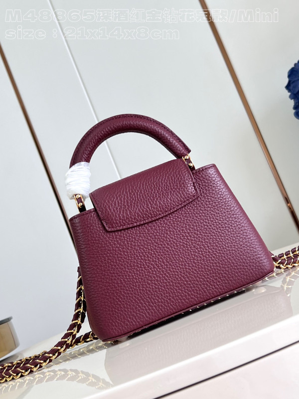 HOT SALE LOUIS VUITTON CAPUCINES MINI-21*14*8CM