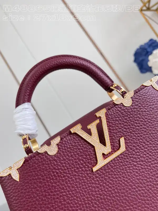 Rep LOUIS VUITTON CAPUCINES BB-27*18*9CM