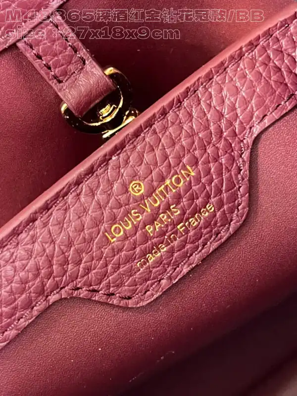 Rep LOUIS VUITTON CAPUCINES BB-27*18*9CM