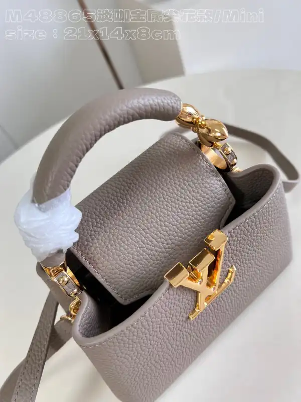 How to buy Cheap LOUIS VUITTON CAPUCINES MINI-21*14*8CM