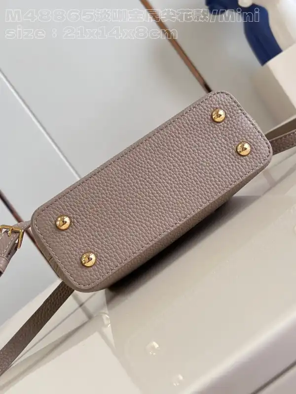 Rep LOUIS VUITTON CAPUCINES MINI-21*14*8CM