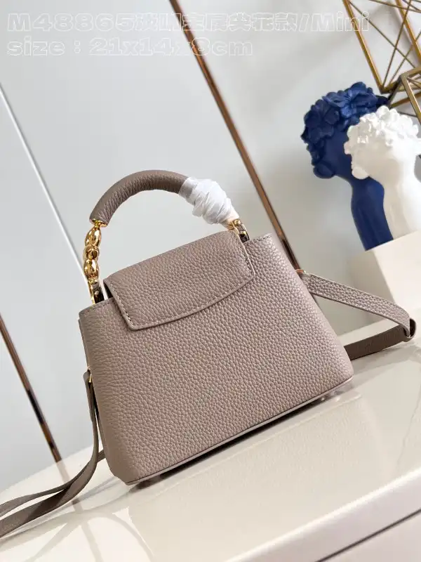 Rep LOUIS VUITTON CAPUCINES MINI-21*14*8CM