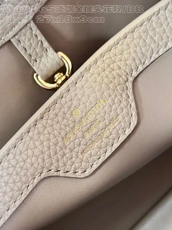 First bag ru LOUIS VUITTON CAPUCINES BB-27*18*9CM