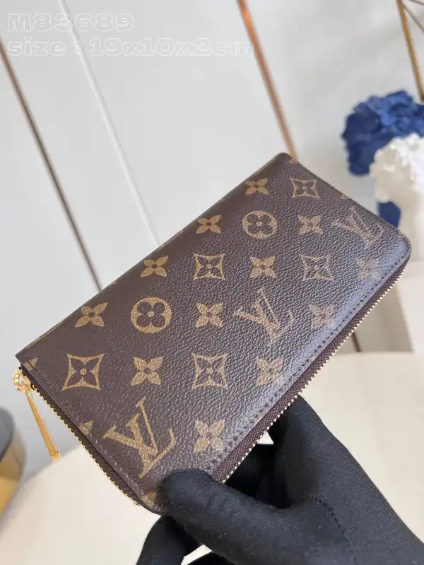 LOUIS VUITTON ZIPPY WALLET-10*20*2 cm