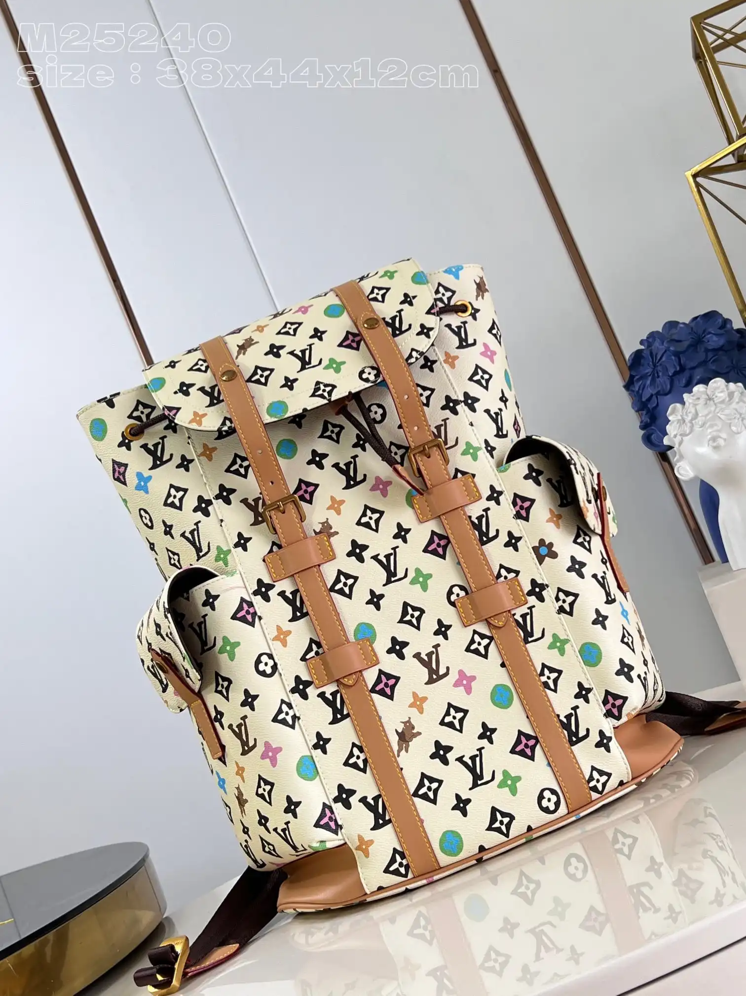 First bag ru Louis Vuitton Christopher Backpack MM-38*44*12.5CM