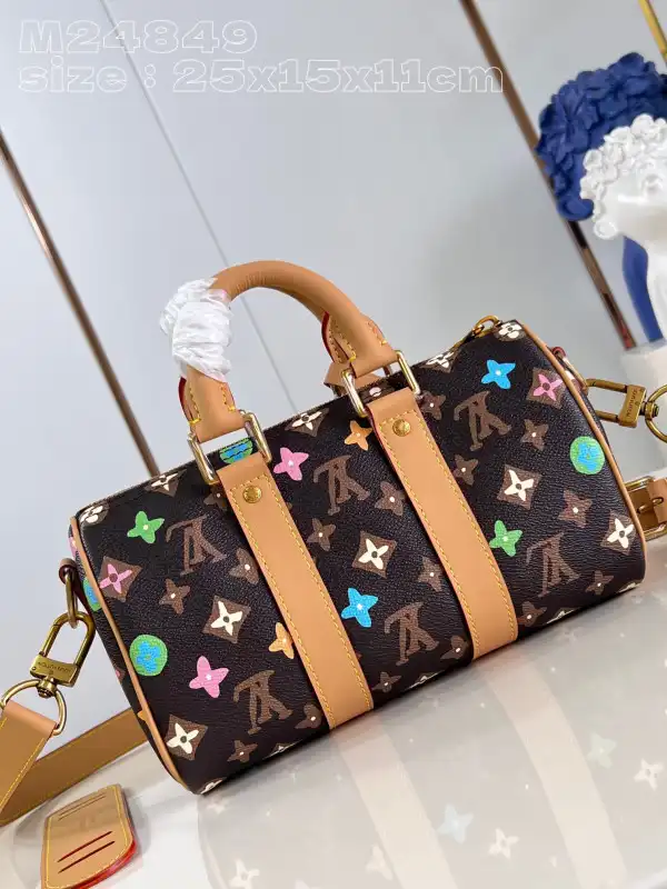 Rep LOUIS VUITTON KEEPALL BANDOULIÈRE 25