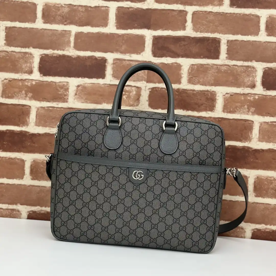 GUCCI OPHIDIA MEDIUM GG BRIEFCASE