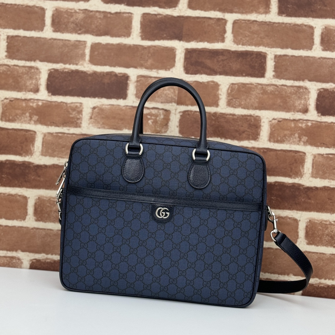 HOT SALE GUCCI OPHIDIA MEDIUM GG BRIEFCASE