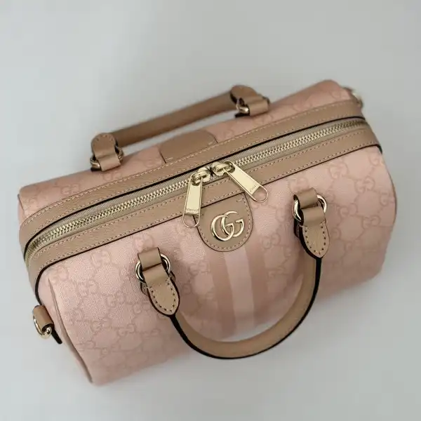 GUCCI OPHIDIA GG SMALL TOP HANDLE BAG