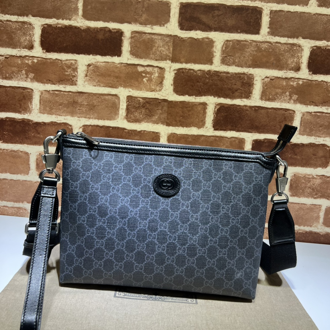 HOT SALE GUCCI MESSENGER BAG WITH INTERLOCKING G