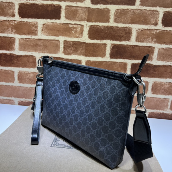 HOT SALE GUCCI MESSENGER BAG WITH INTERLOCKING G