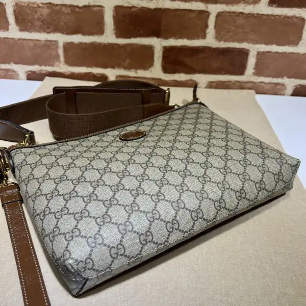 GUCCI MESSENGER BAG WITH INTERLOCKING G