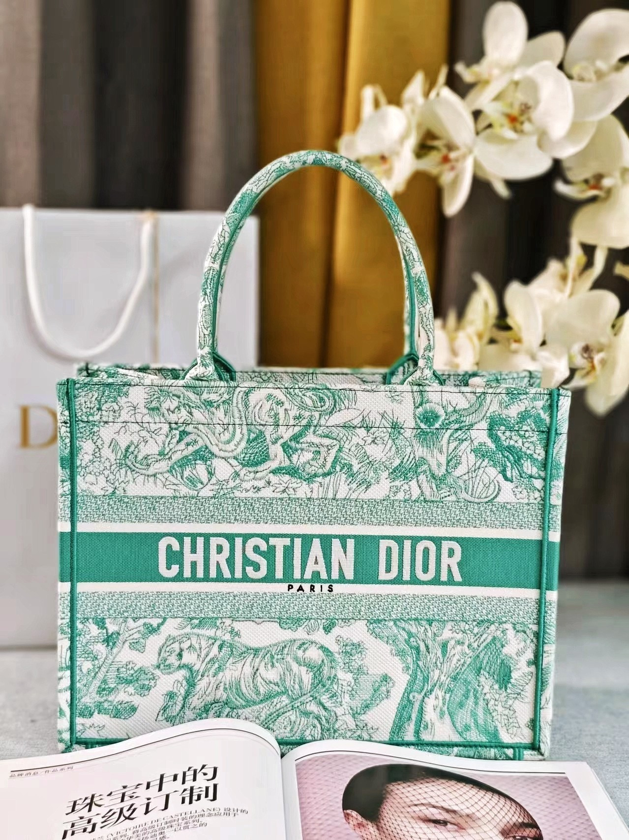 HOT SALE MEDIUM DIRO BOOK TOTE-36*18*28CM