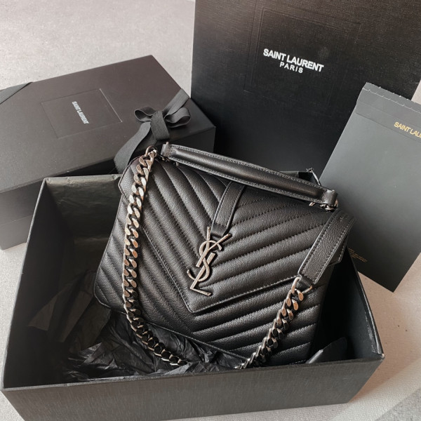 HOT SALE YSL Medium leather shoulder bag-24*17*6.5cm