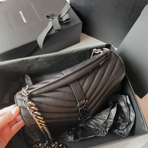 HOT SALE YSL Medium leather shoulder bag-24*17*6.5cm