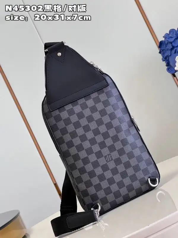 Aaa replica ru LOUIS VUITTON Avenue Slingbag NM-31*20*7CM