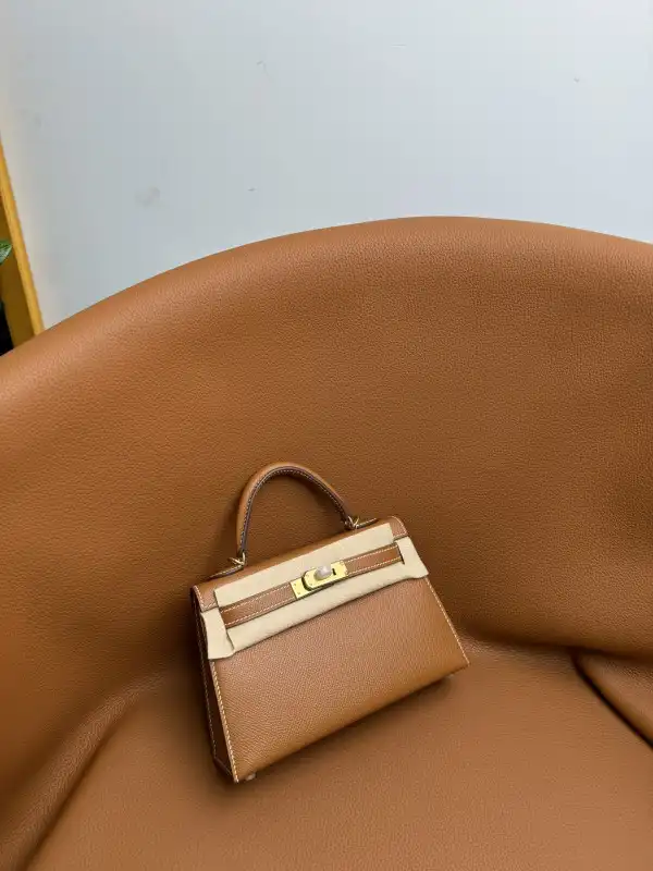 Bagsoffer HERMES KELLY MINI II ALL HANDMADE