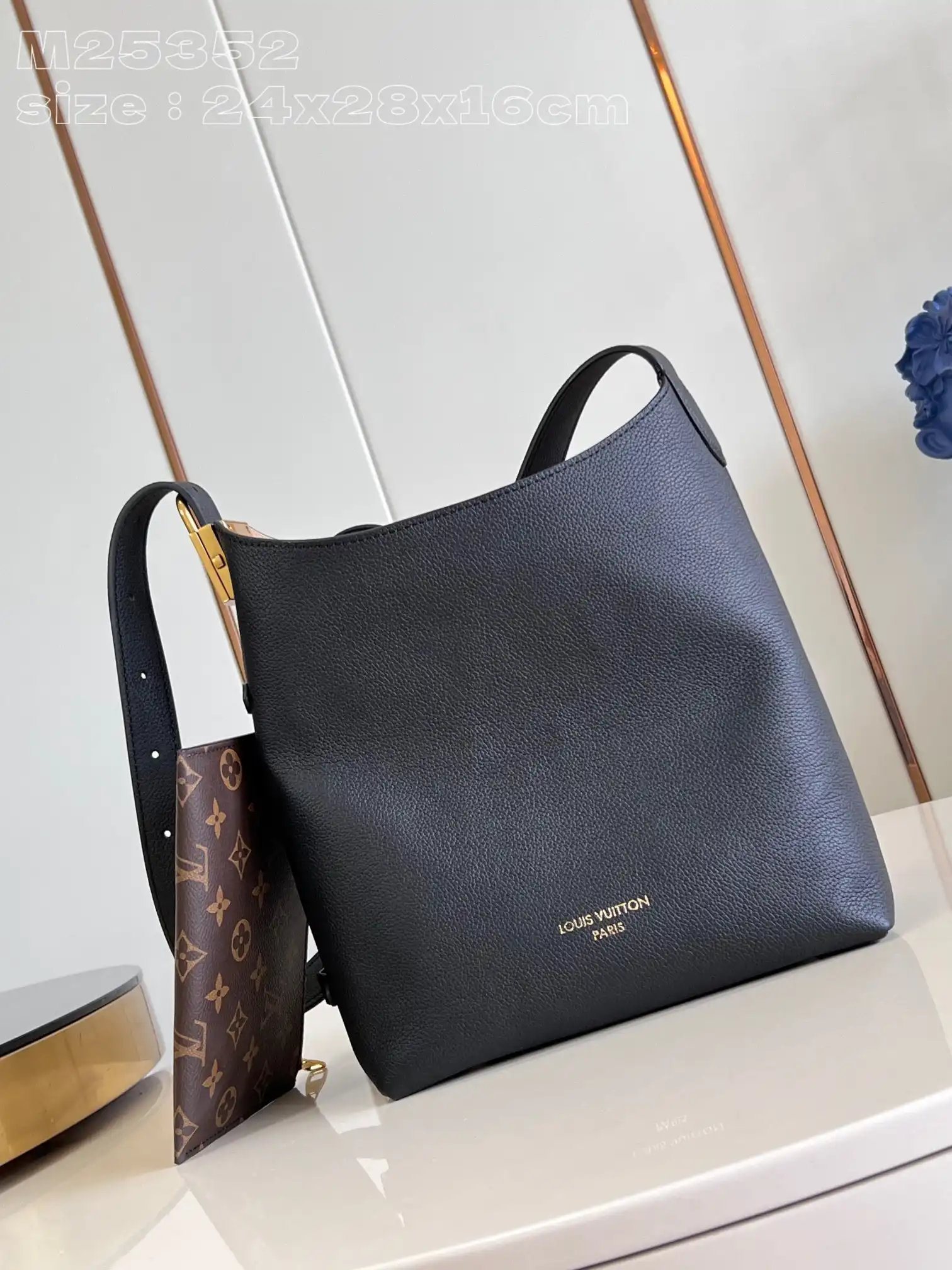 Aaa replica bags LOUIS VUITTON Low Key Hobo Jh-24*28*16CM