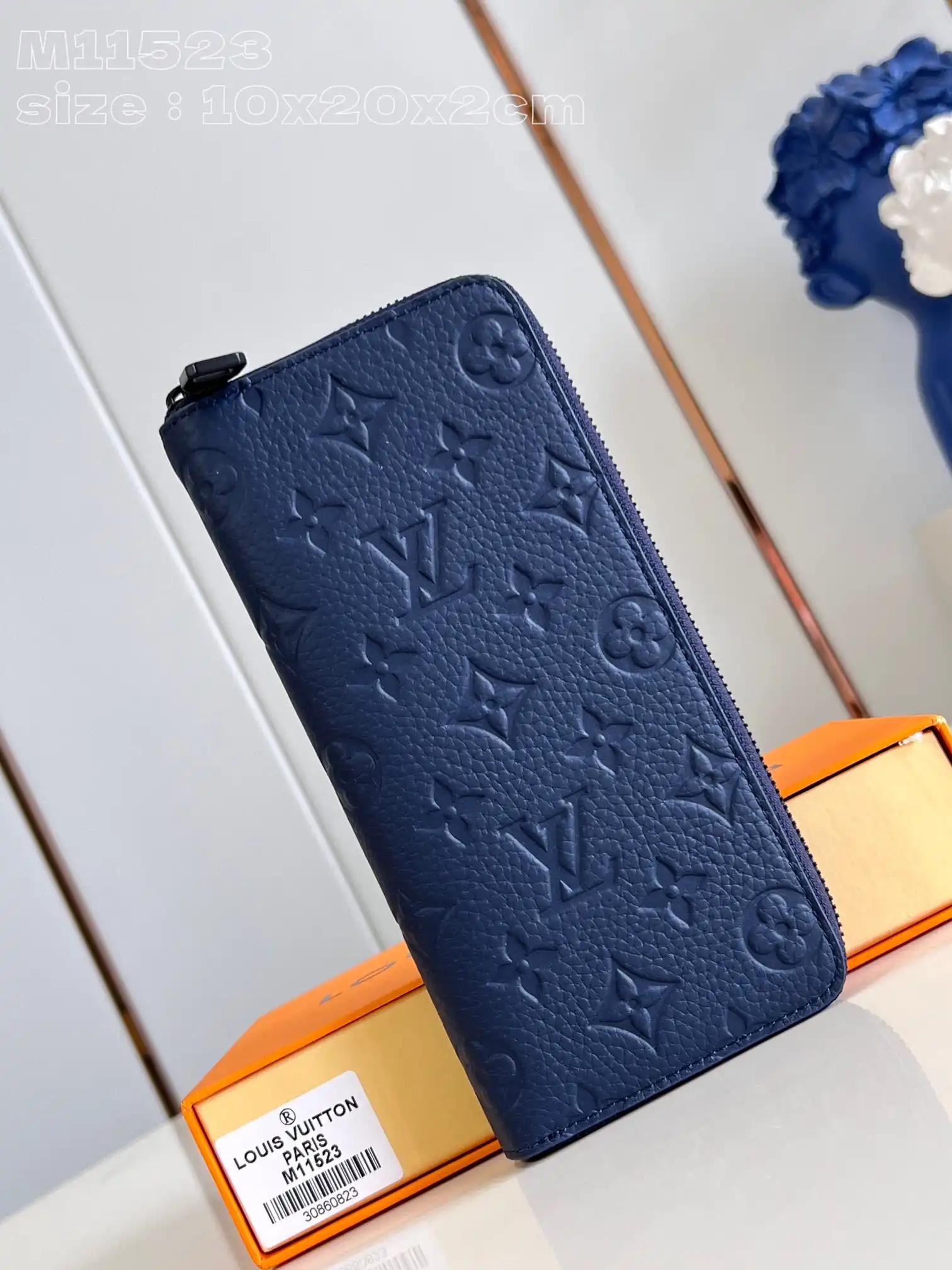 TO LOUIS VUITTON ZIPPY WALLET-10*20*2 cm