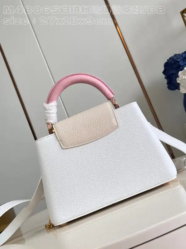 First bag ru LOUIS VUITTON CAPUCINES BB-27*18*9CM