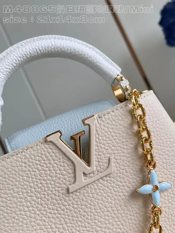 Rep LOUIS VUITTON CAPUCINES MINI-21*14*8CM