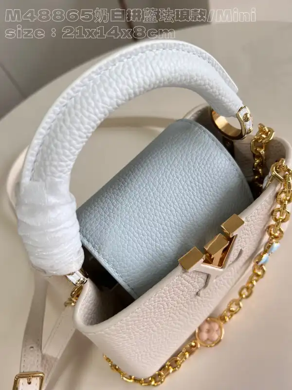 Rep LOUIS VUITTON CAPUCINES MINI-21*14*8CM