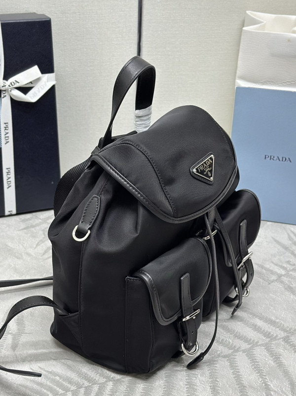 HOT SALE PRADA Small Re-Nylon backpack-24*28*12CM