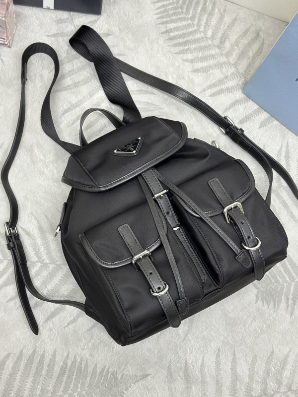 HOT SALE PRADA Small Re-Nylon backpack-24*28*12CM