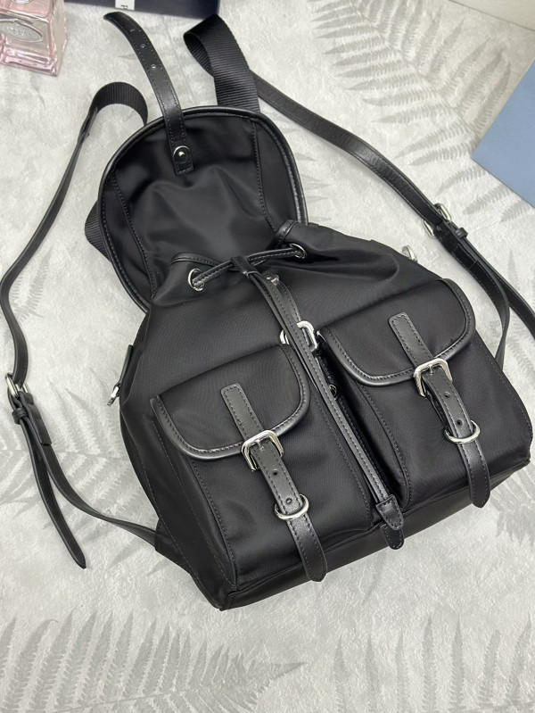 HOT SALE PRADA Small Re-Nylon backpack-24*28*12CM