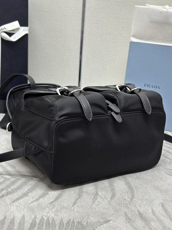 HOT SALE PRADA Small Re-Nylon backpack-24*28*12CM