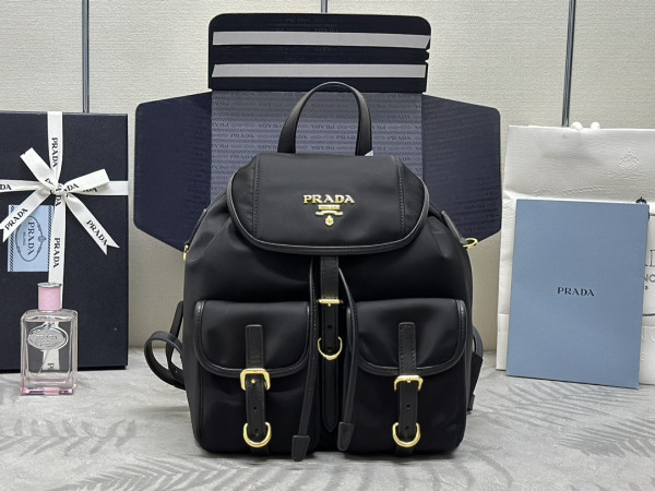 HOT SALE PRADA Small Re-Nylon backpack-24*28*12CM