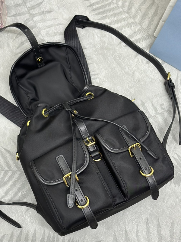 HOT SALE PRADA Small Re-Nylon backpack-24*28*12CM