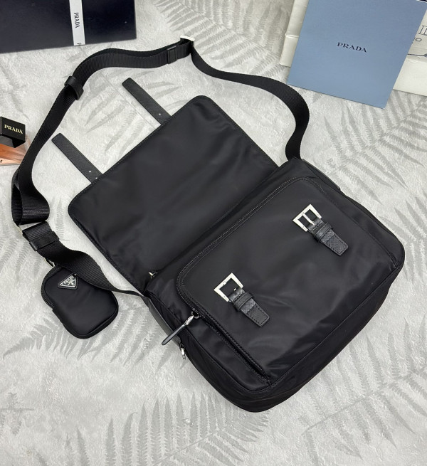 HOT SALE PRADA Re-Nylon shoulder bag-27*20.5*12CM