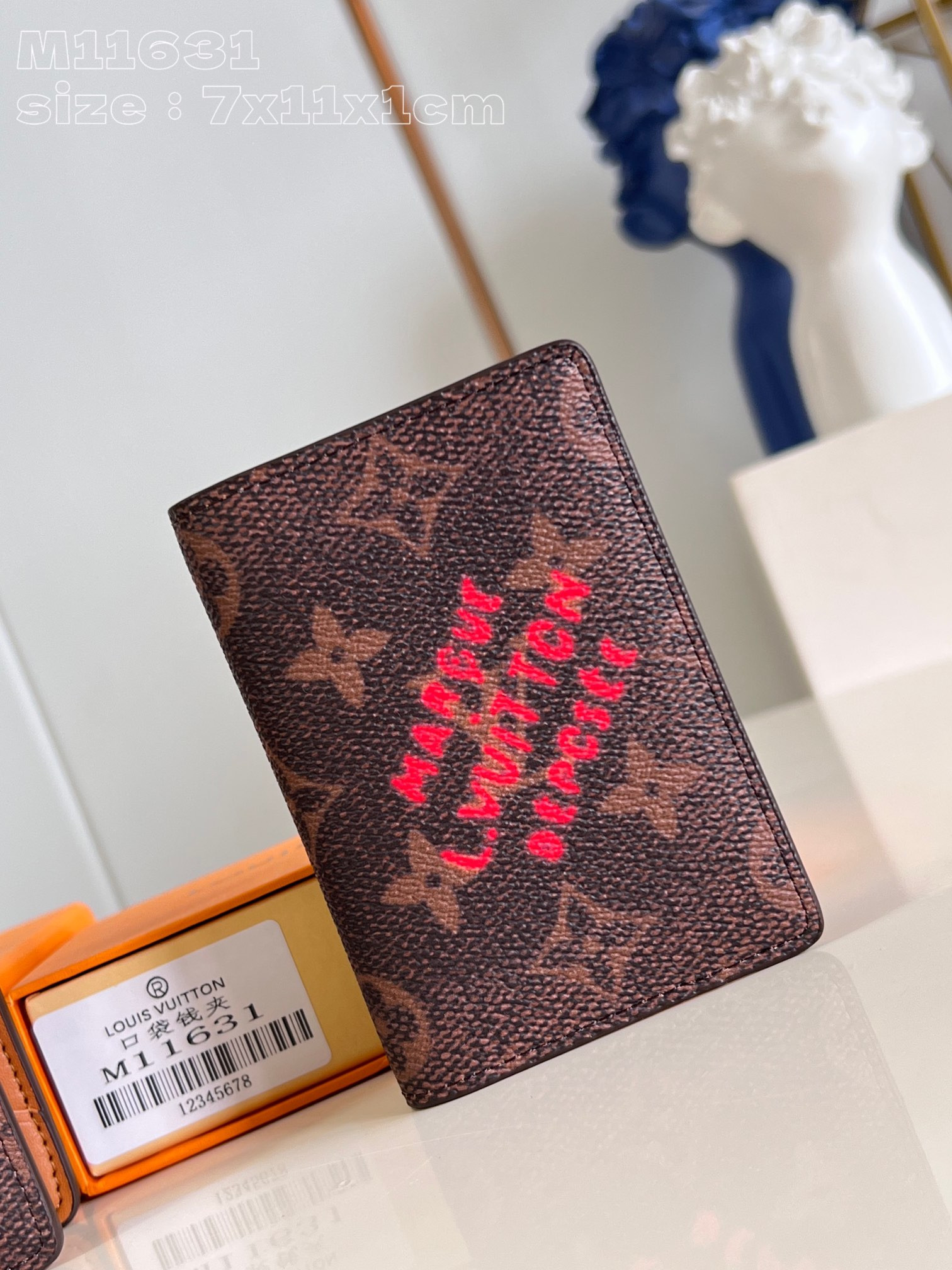 HOT SALE LOUIS VUITTON Pocket Organizer-7.5*11.1*1 cm