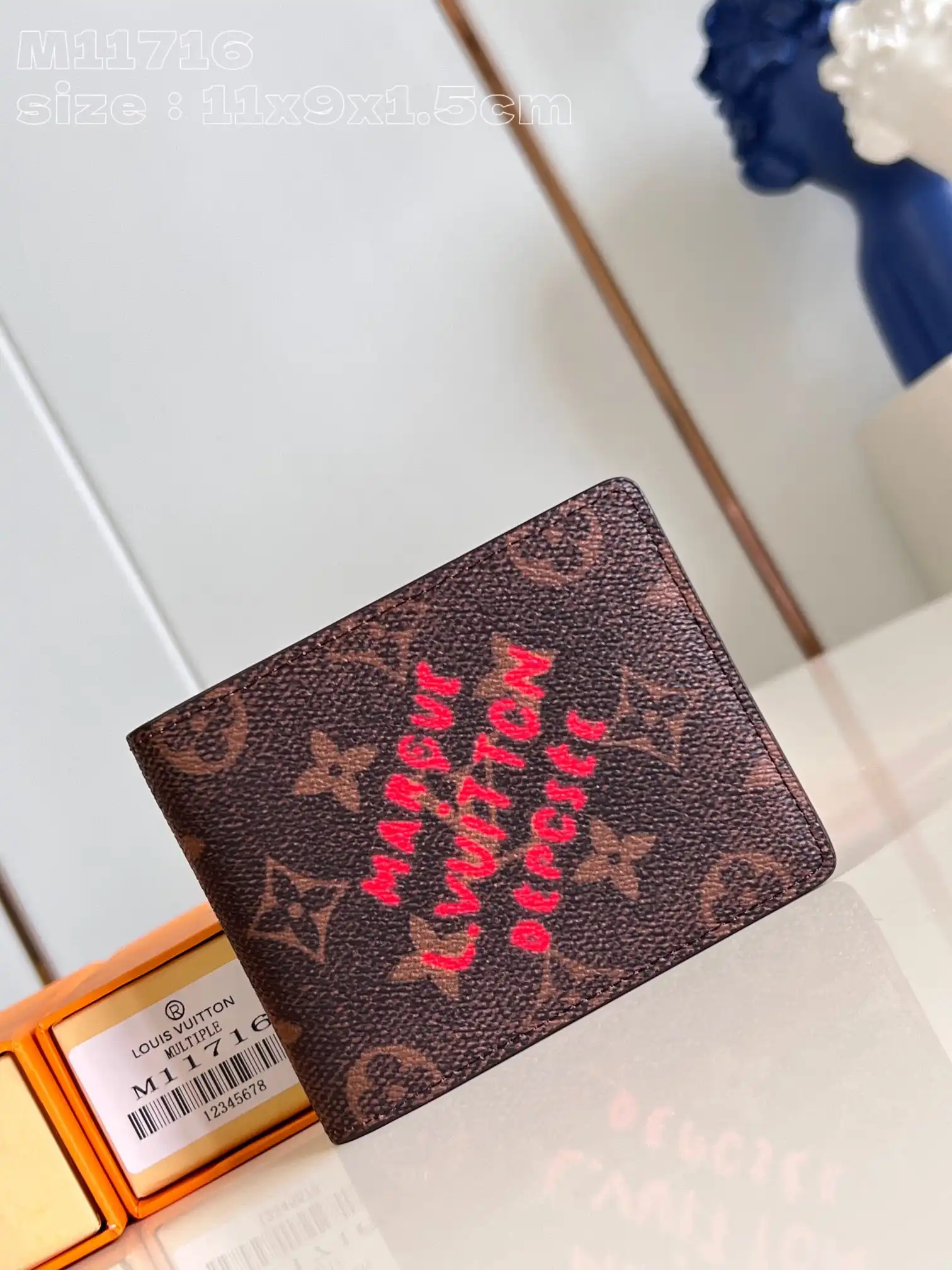 LOUIS VUITTON MULTIPLE WALLET-11.5*9*1.5cm