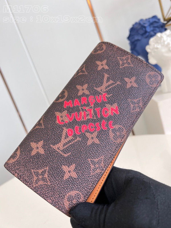 HOT SALE LOUIS VUITTON BRAZZA WALLET-10*19*2cm