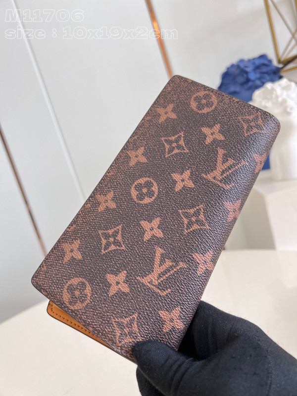 HOT SALE LOUIS VUITTON BRAZZA WALLET-10*19*2cm